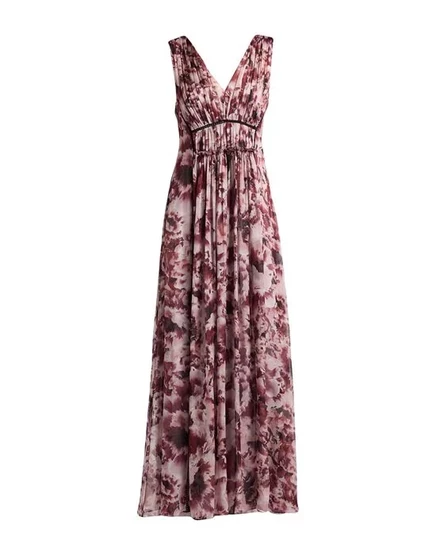 ALBERTA FERRETTI Длинное платье бордовый
