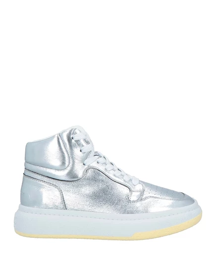 Женские кеды MM6 Maison Margiela Papermag, серебристые