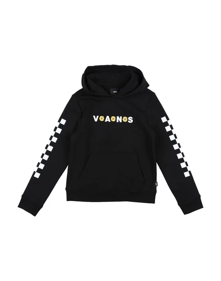 Мужская толстовка Vans с капюшоном из флиса, чёрная