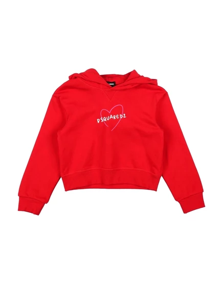 Детское худи Dsquared2 Junior, красное