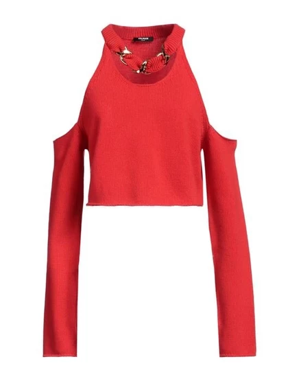 BALMAIN Свитер красный