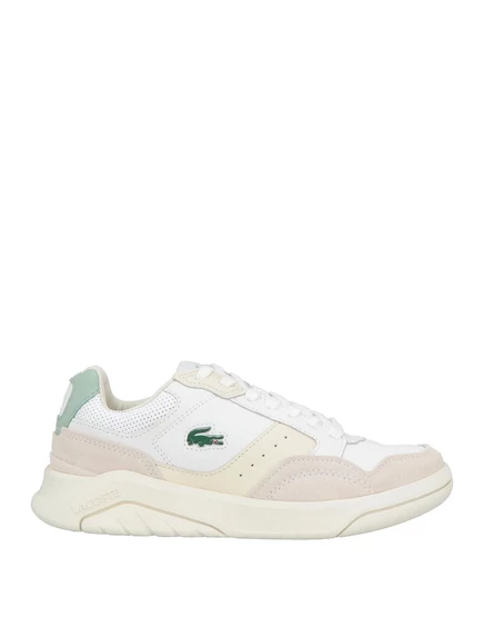 Женские кроссовки Lacoste из кожи, белые