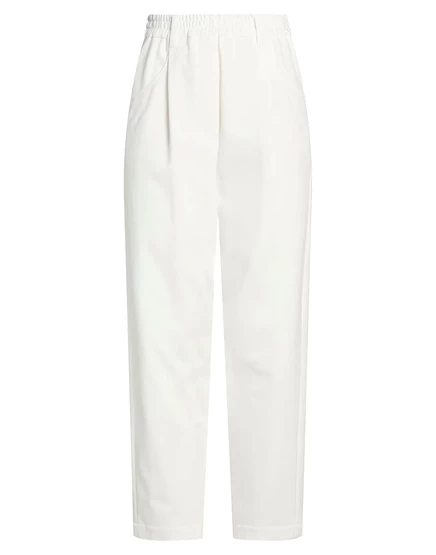Женские брюки Brunello Cucinelli из джерси, белые