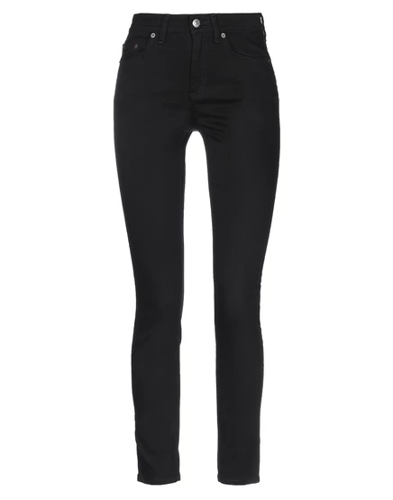 Женские джинсы Acne Studios Blå Konst, скинни, черные
