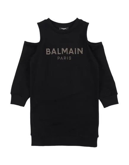 BALMAIN Детское платье чёрный