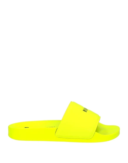 Женские шлепанцы MSGM Jadr, салатовые