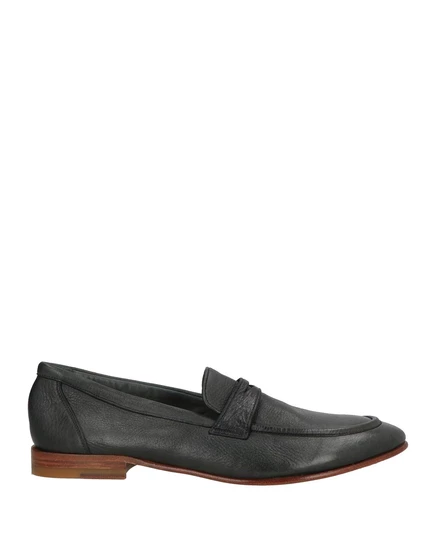 Мужские лоферы Corneliani пенни, кожаные, черные