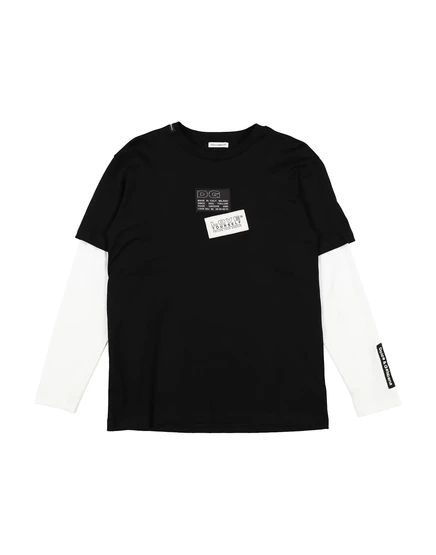 Мужская футболка Dolce & Gabbana с логотипом, черная
