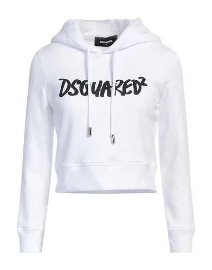 Женское худи DSquared2 PAPERMAG, белое