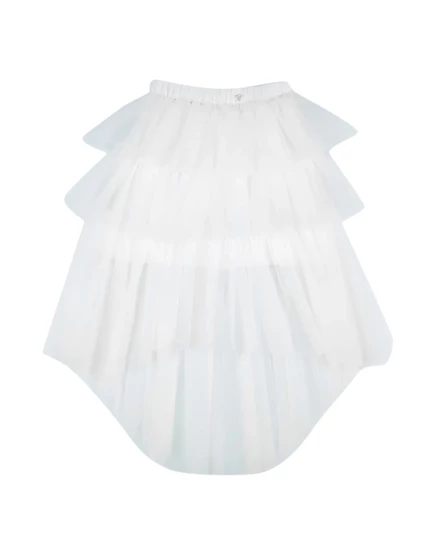 Детская юбка Miss Blumarine, фатиновая, белая