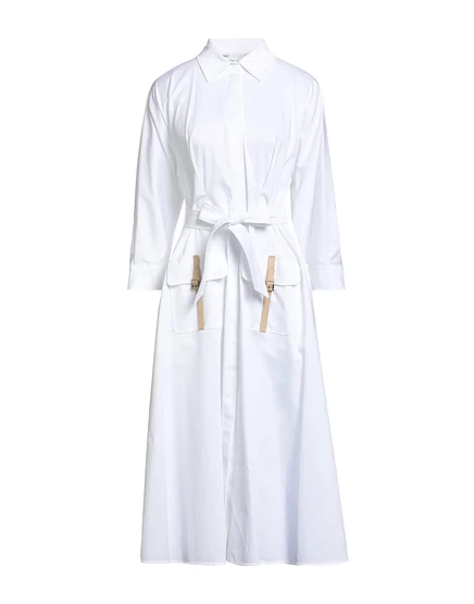 Женское платье-рубашка Max Mara Lorenz_SP, белое