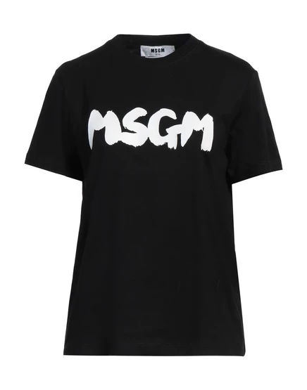 Женская футболка MSGM Wonderwoman, черная