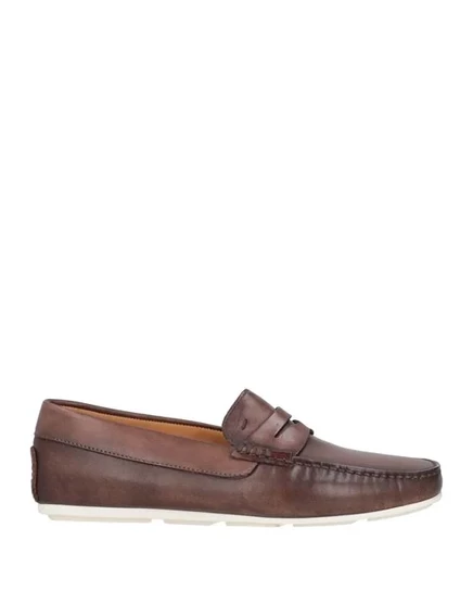SANTONI Мокасины шоколадный