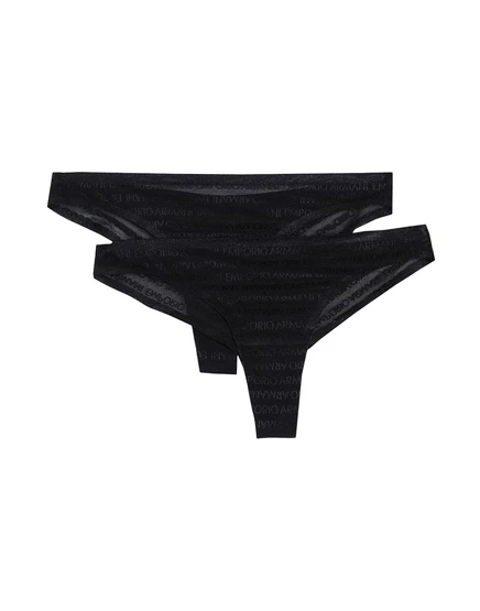 Женские стринги Emporio Armani PAPERMAG, черные