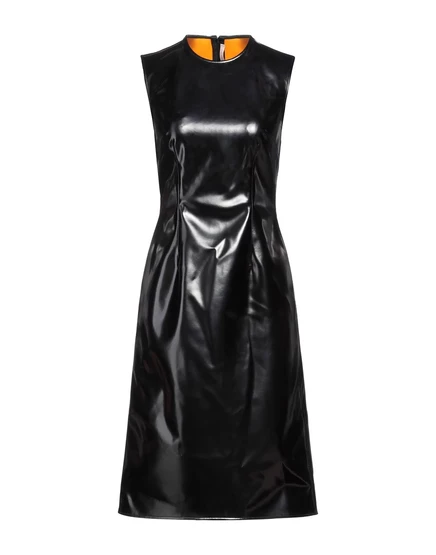 Женское платье Christopher Kane PAPERMAG, экокожа, черное