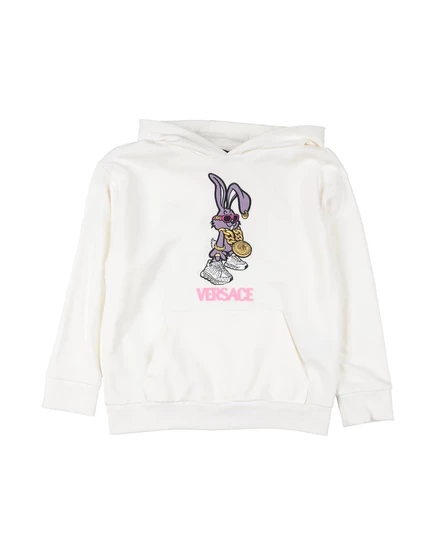 Унисекс худи Versace Young Promotion Junior, белое