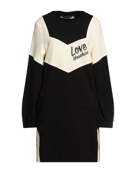 Женское мини-платье Love Moschino WONDERWOMAN, чёрное