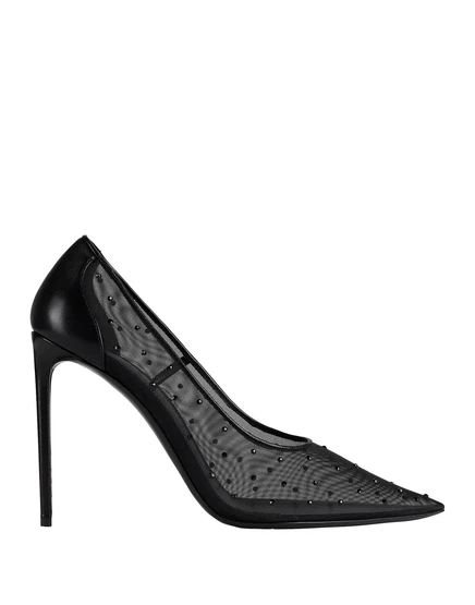 Женские лодочки Saint Laurent Lorenz_SP, черные