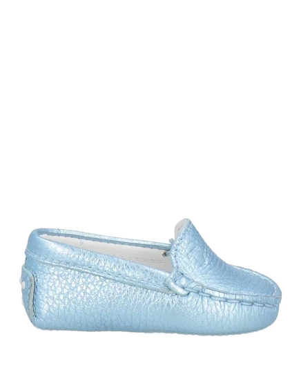 Женские лоферы Tod's promotion_baby кожаные, голубые