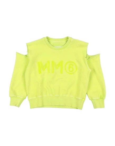 Детская толстовка MM6 MAISON MARGIELA, лайм