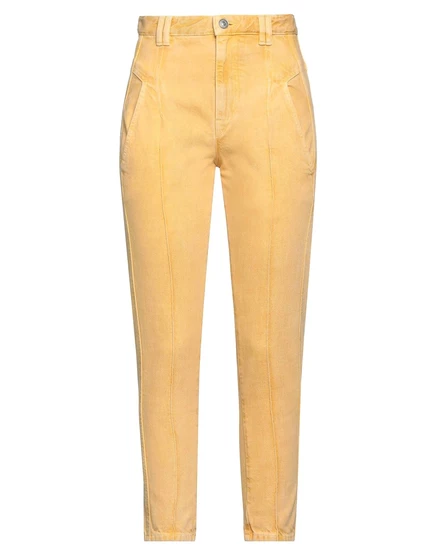 Женские джинсы Marant Étoile Jadr, горчичные