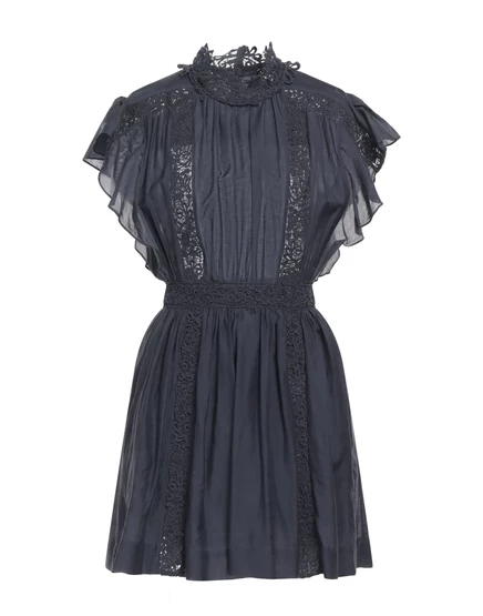 Женское короткое платье Marant Étoile, свинцово-серое