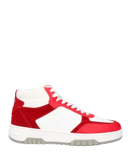 Мужские высокие кроссовки Pollini Papermag, красные