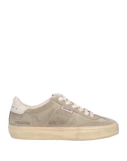 Женские кеды Golden Goose, замшевые, светло-серые