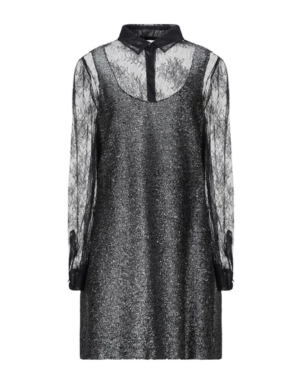 Женское мини-платье Boutique Moschino Jadr, серебристое