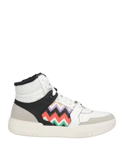 Женские кеды ACBC x Missoni, высокие, белые