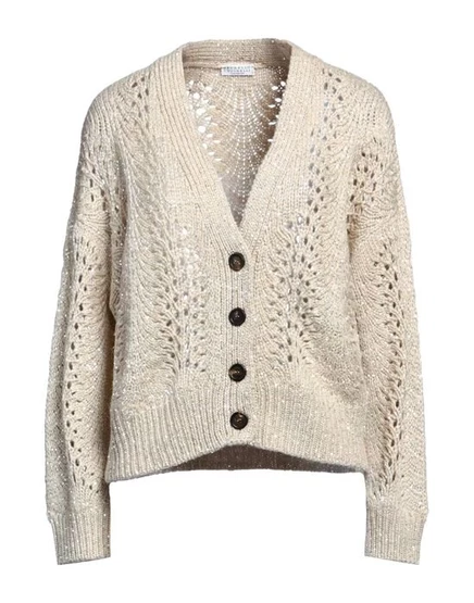 Женский кардиган Brunello Cucinelli, бежевый