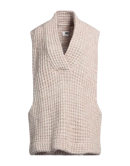 Женский свитер MM6 Maison Margiela Sweaters, бежевый
