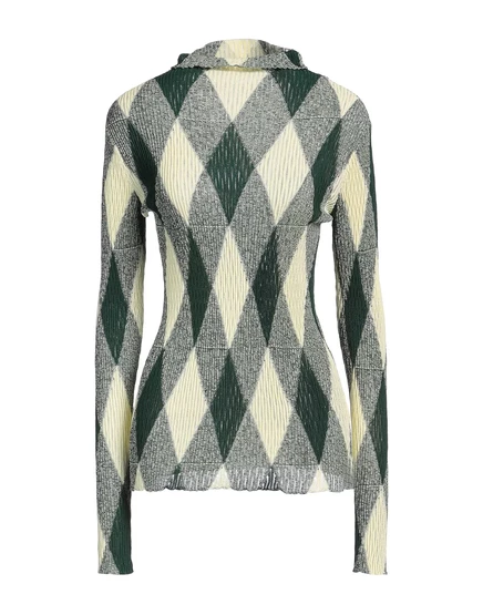 Женская водолазка Burberry Lorenz_SP, темно-зеленая