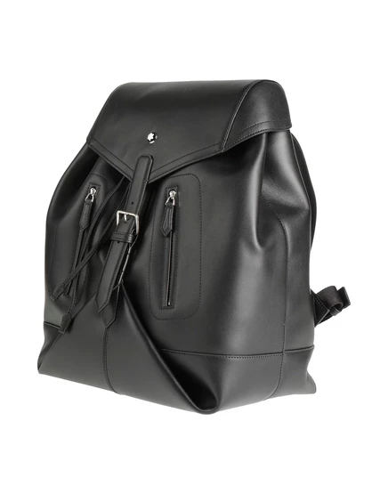 Мужской кожаный рюкзак Montblanc, черный