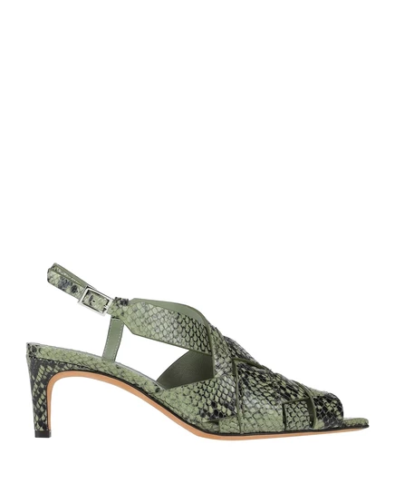 Женские сандалии 3.1 Phillip Lim PAPERMAG кожаные, милитари