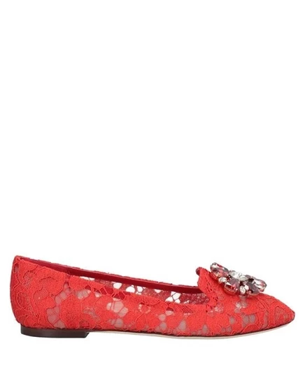 DOLCE&GABBANA Мокасины красный
