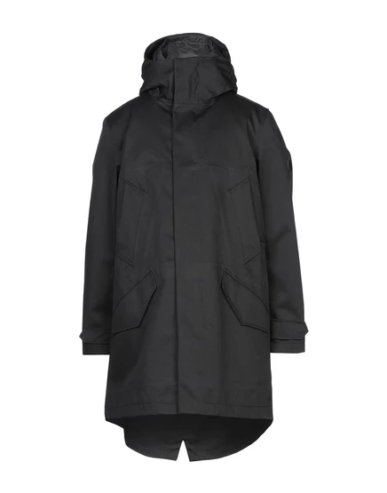 Мужская пуховая куртка Woolrich C_RIBEIRO с капюшоном, чёрная