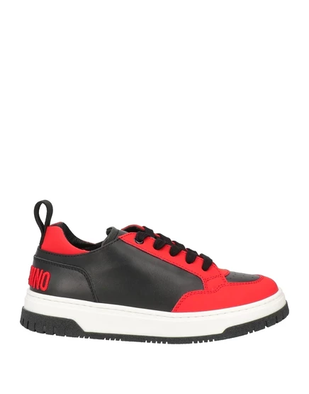 Мужские кеды Moschino Teen кожаные, красные