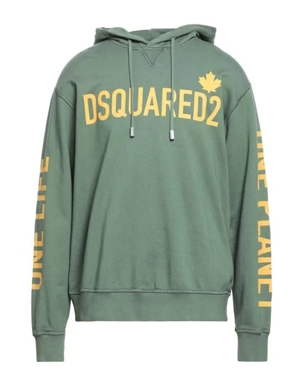 DSQUARED2 Толстовка зелёный милитари