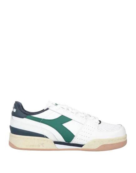 Мужские кроссовки Diadora, кожаные, белые