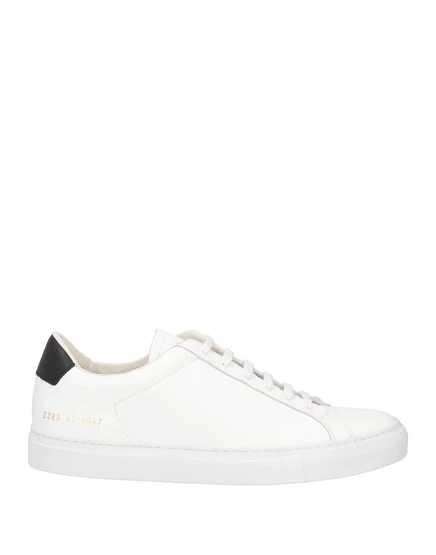 Мужские кроссовки Common Projects кожаные низкие, белые