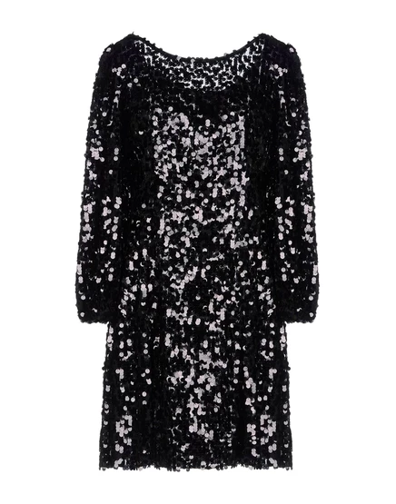 Женское платье Dolce&Gabbana Papermag мини, черное