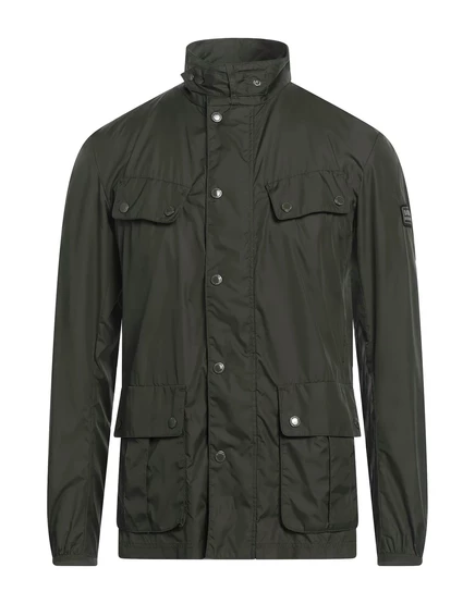 Мужская куртка Barbour сафари из полиамида, тёмно-зелёная