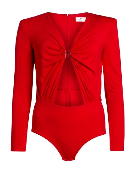 Женское боди Elisabetta Franchi, красное