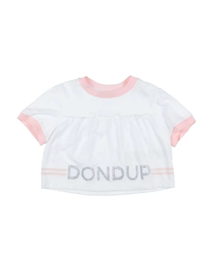 Женская футболка Dondup с глиттером, белая