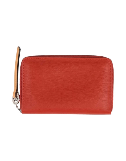 Женский кошелёк Longchamp Wallets, кожаный, кирпичный