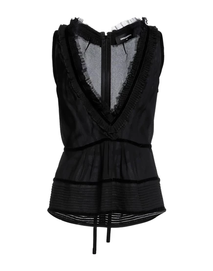 Женский топ DSquared2, черный