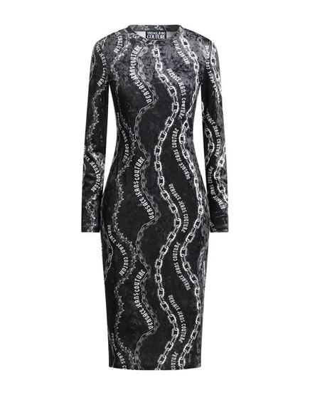 VERSACE JEANS COUTURE Платье миди чёрный