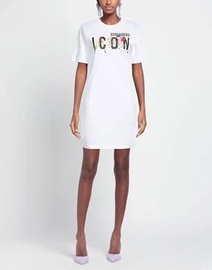 DSQUARED2 Короткое платье белый