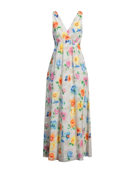 Женское макси-платье Boutique Moschino PAPERMAG, белое